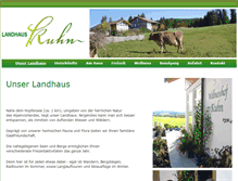 Tablet Screenshot of landhauskuhn.de